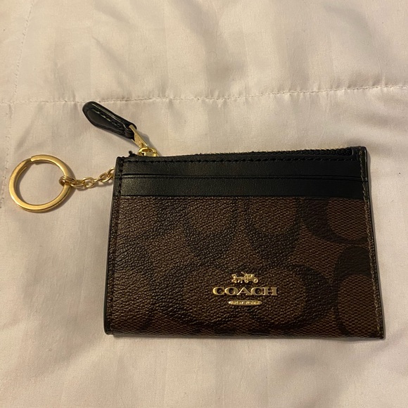 MINI SKINNY ID CASE IN SIGNATURE CANVAS